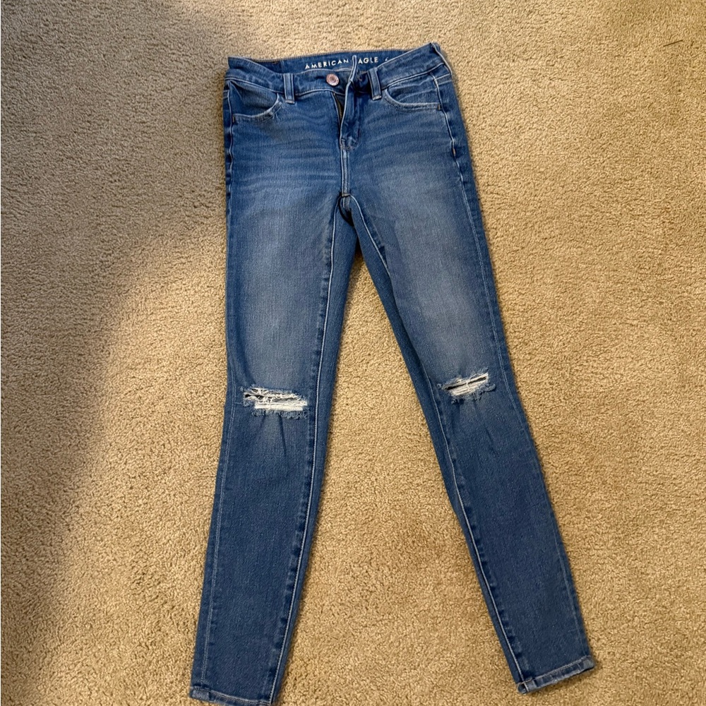 American Eagle Outfitters Women's Blue Jeans
